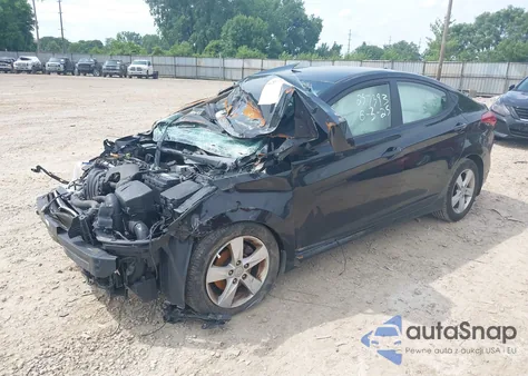 2012 Hyundai Elantra Gls (Ulsan Plant) из США, поврежденный, VIN KMHDH4AE6CU385701